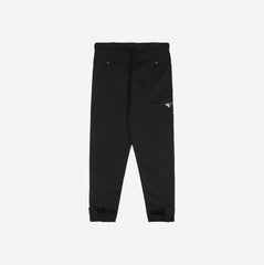 PRADA 22FW BLACK NYLON PANTS