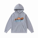TRAPSTAR TRACKSUIT LOGO ORANGE SHOOTERS *GREY/BLACK*