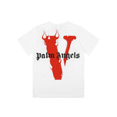 VLONE X PALM ANGELS WHITE/RED T-SHIRT
