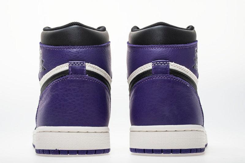 Purple and Black Air Jordan 1