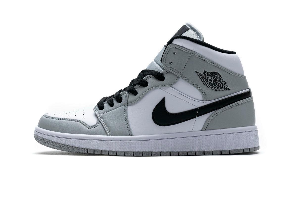 AIR JORDAN 1 MID " LIGHT SMOKE GREY "