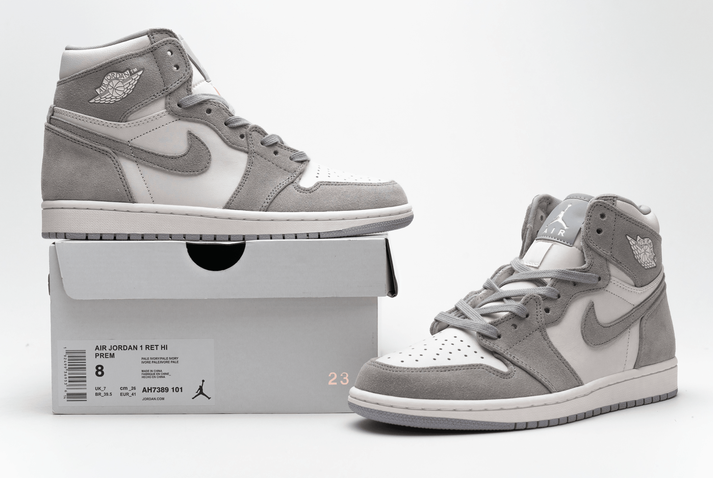Pale Ivory Blue Air Jordan 1 