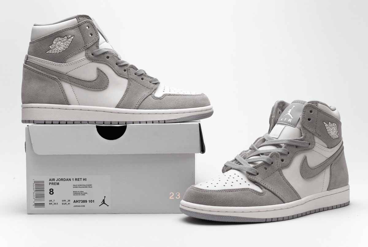 Pale Ivory Blue Air Jordan 1 