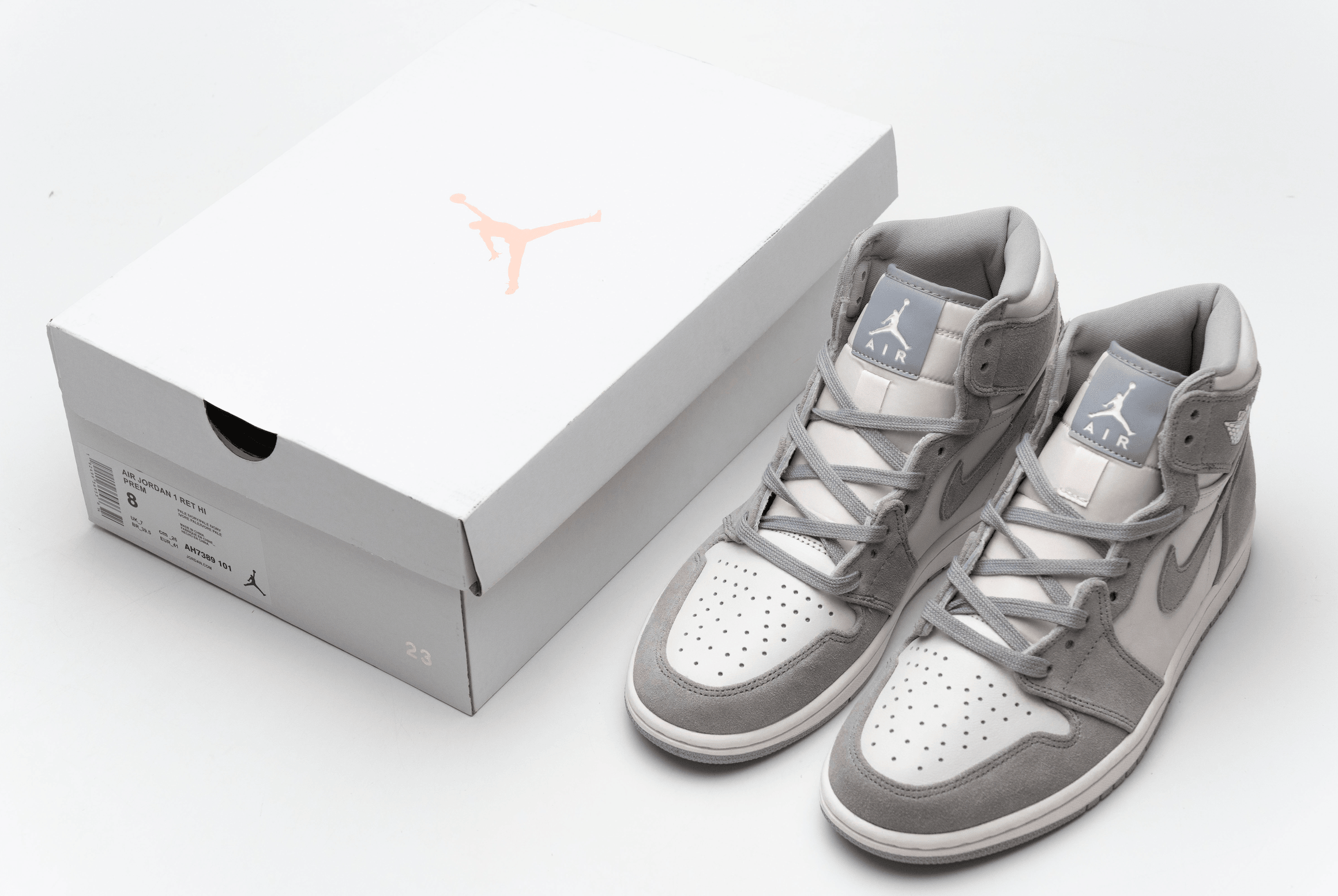Pale Ivory Blue Air Jordan 1 