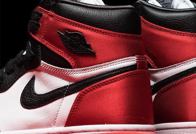 Jordan 1 Satin Black Toe 