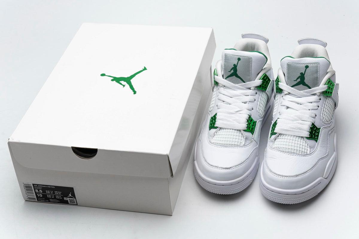 AIR JORDAN 4 RETRO " METALLIC GREEN "
