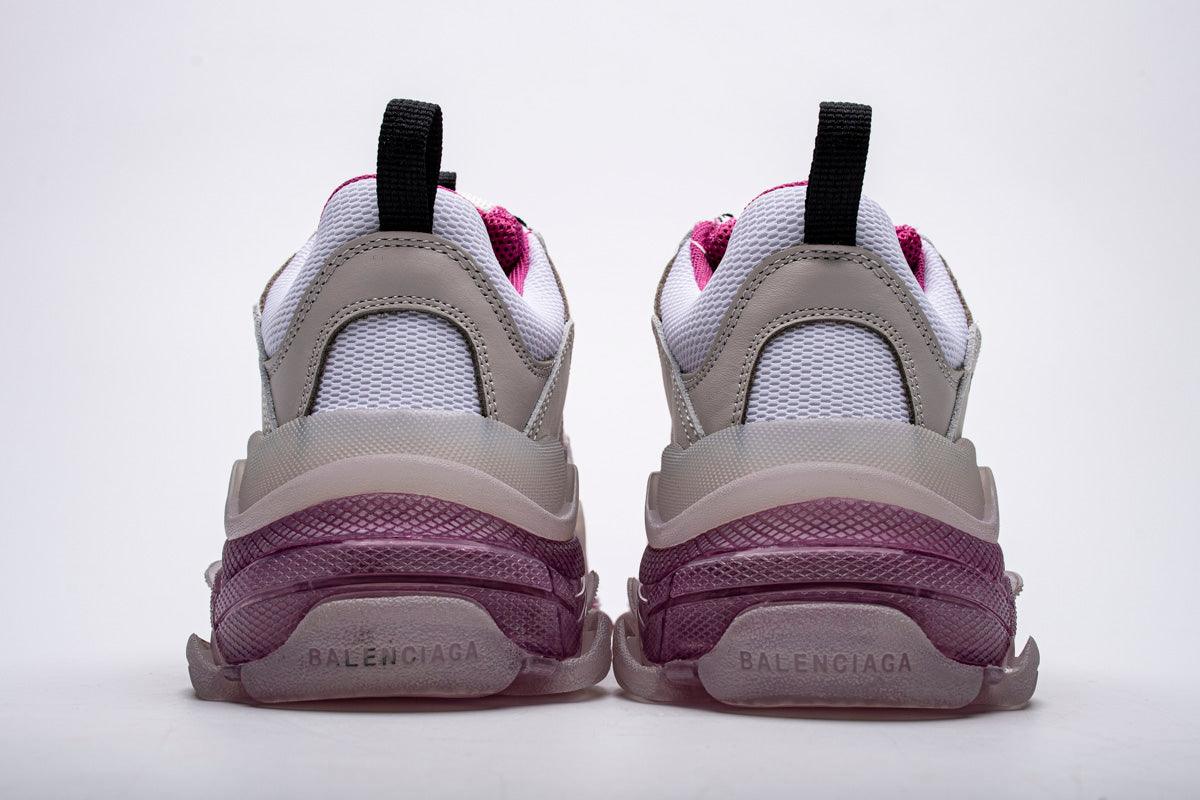 BALENCIAGA TRIPLE S '' WHITE/PURPLE "