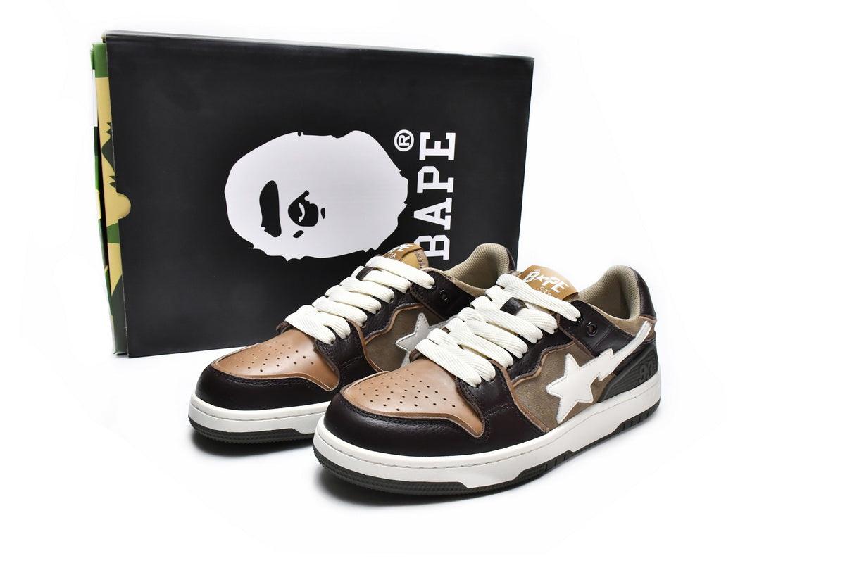 BAPE SK8 STA " BROWN IVORY "
