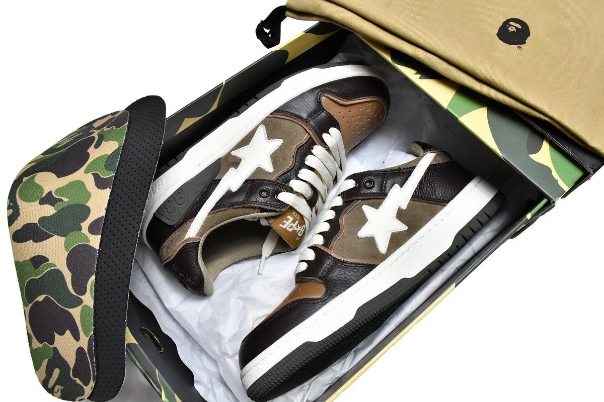 BAPE SK8 STA " BROWN IVORY "