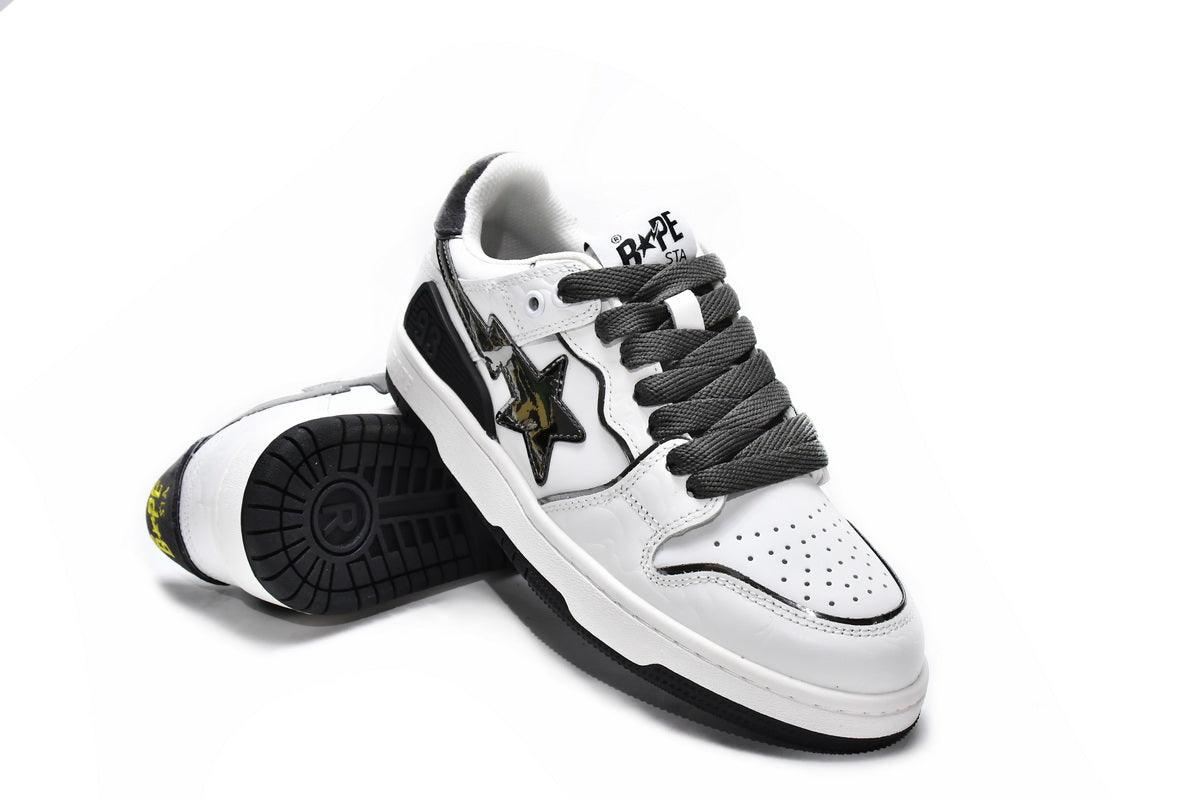 BAPE SK8 STA " WHITE SILVER "