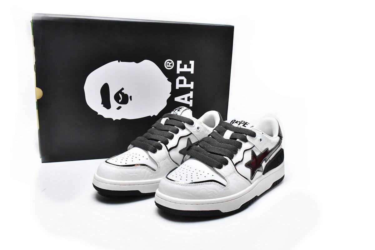 BAPE SK8 STA " WHITE SILVER "