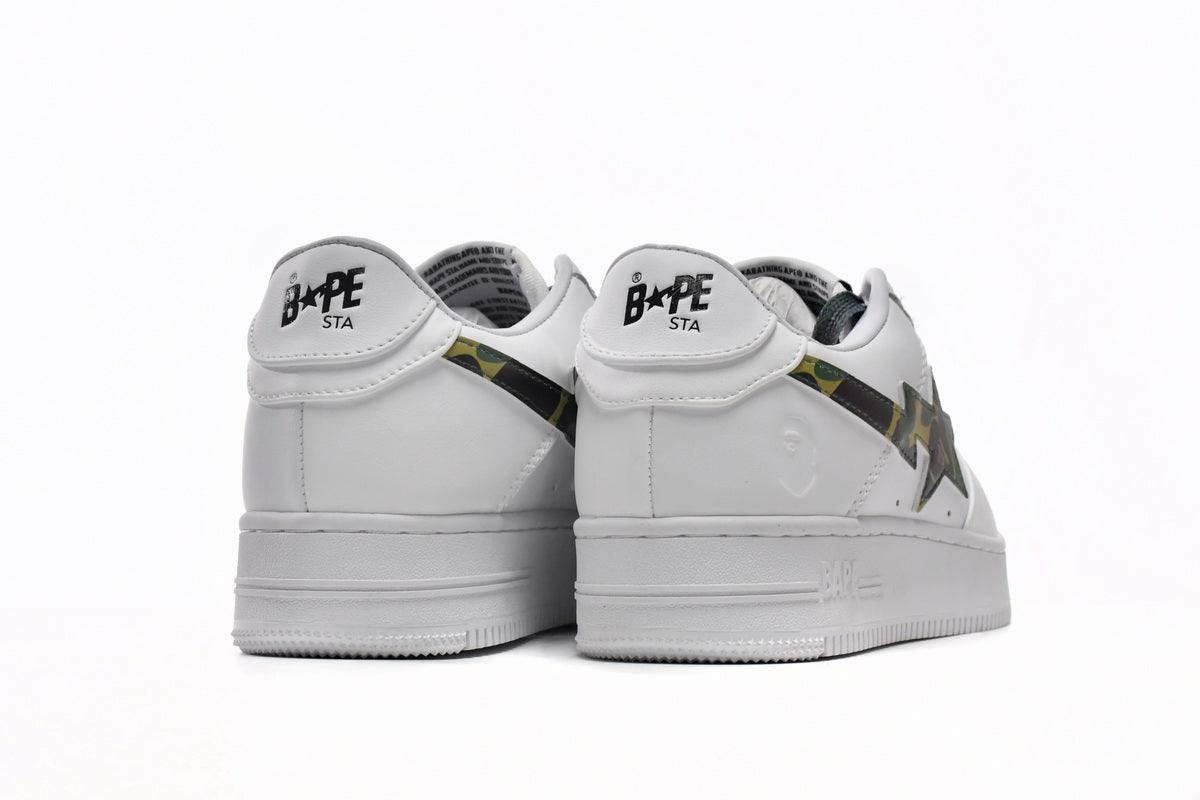 BAPE STA " CAMO WHITE GREEN "