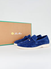 LORO PIANA WHITE SOLE "BLUE"