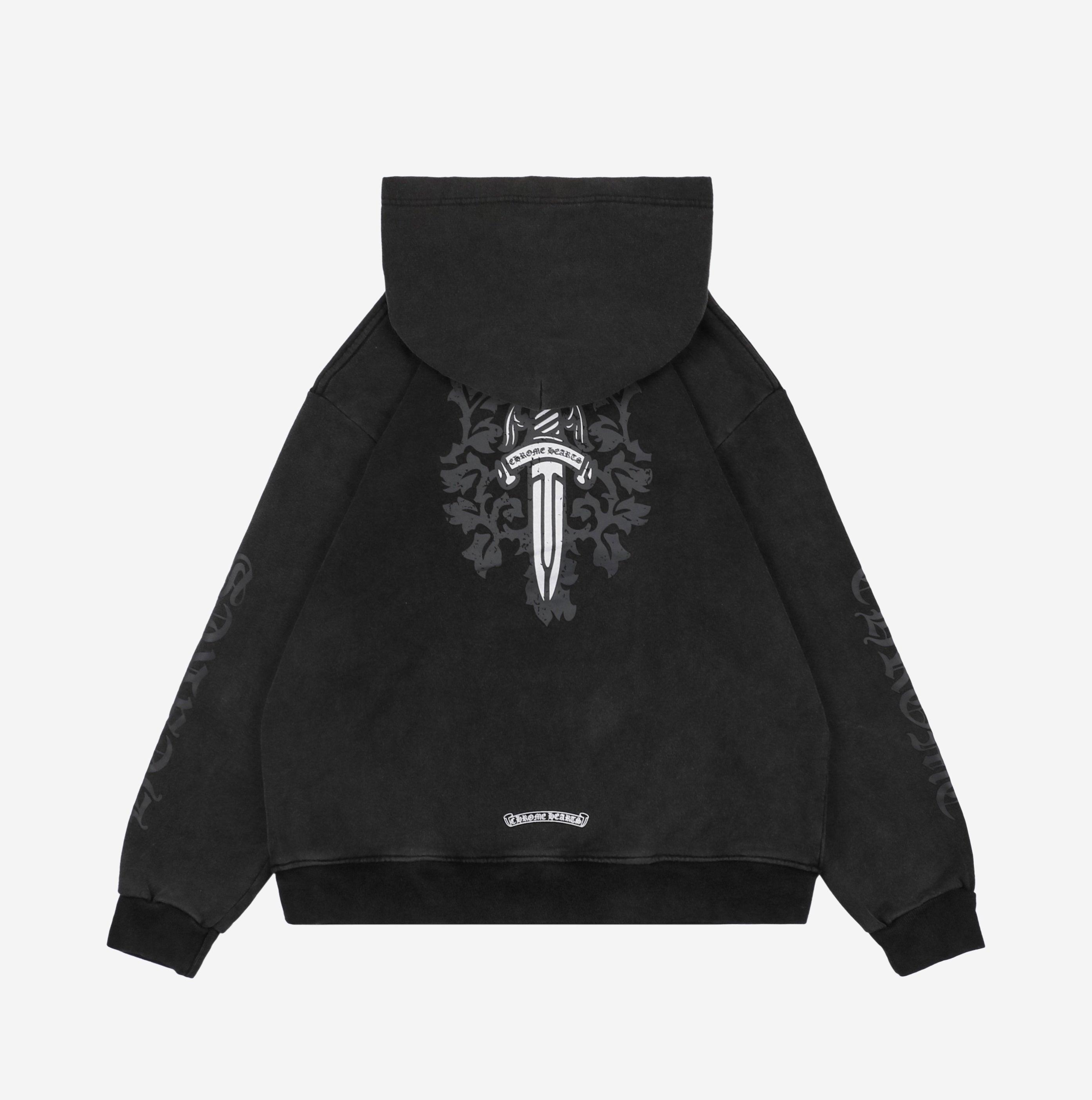 CHROME HEARTS 22FW SWORD HOODIE BLACK