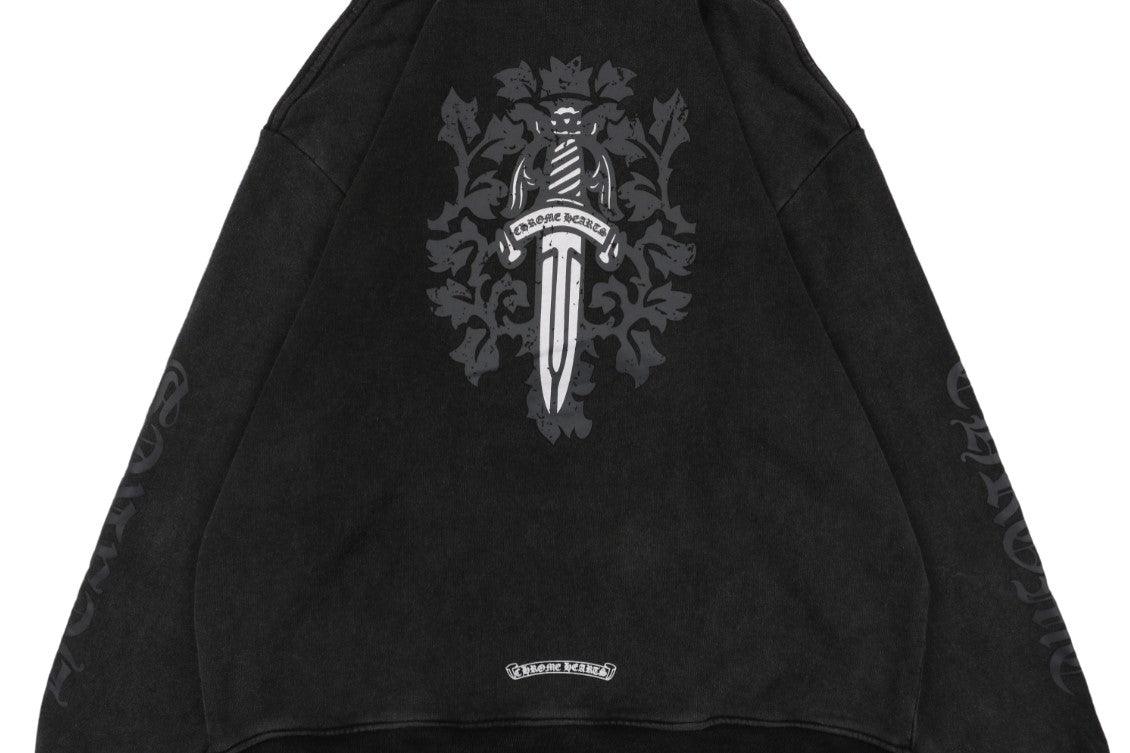 CHROME HEARTS 22FW SWORD HOODIE BLACK