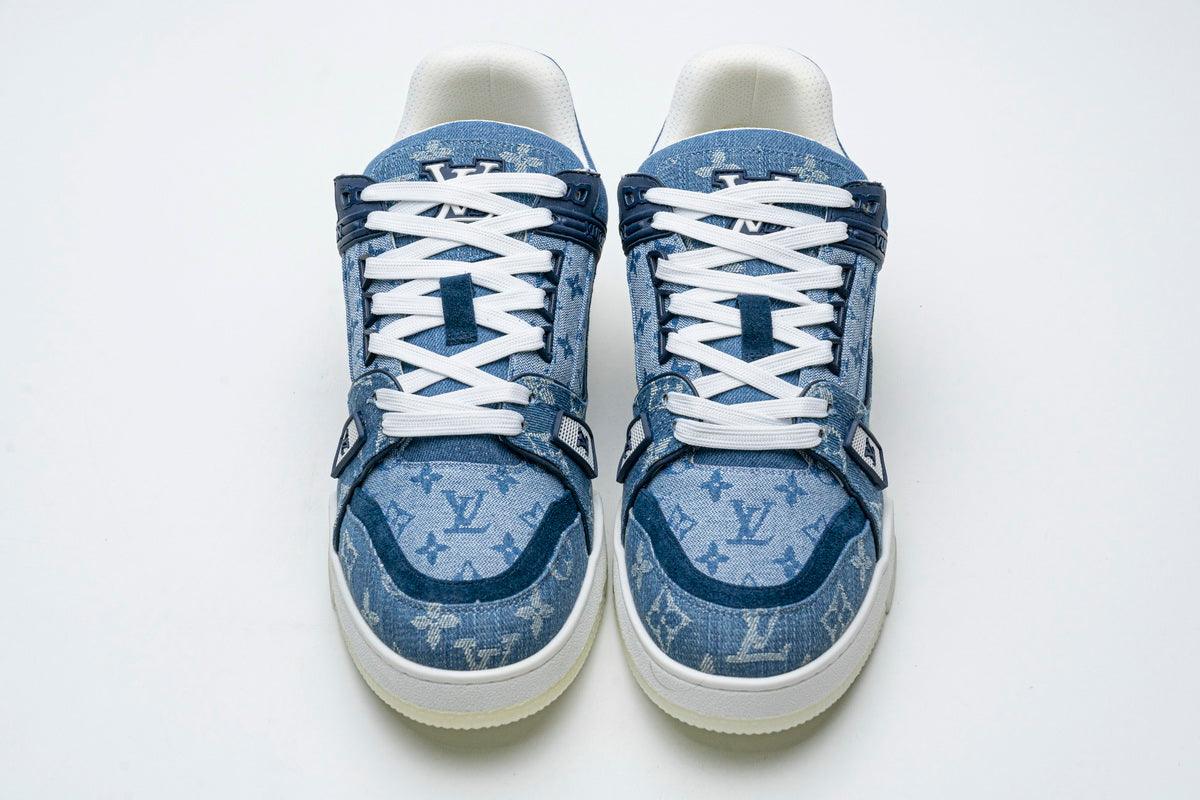 LOUIS VUITTON TRAINER " DENIM MONOGRAM "