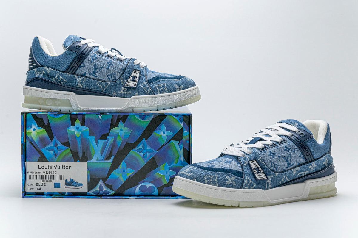 LOUIS VUITTON TRAINER " DENIM MONOGRAM "