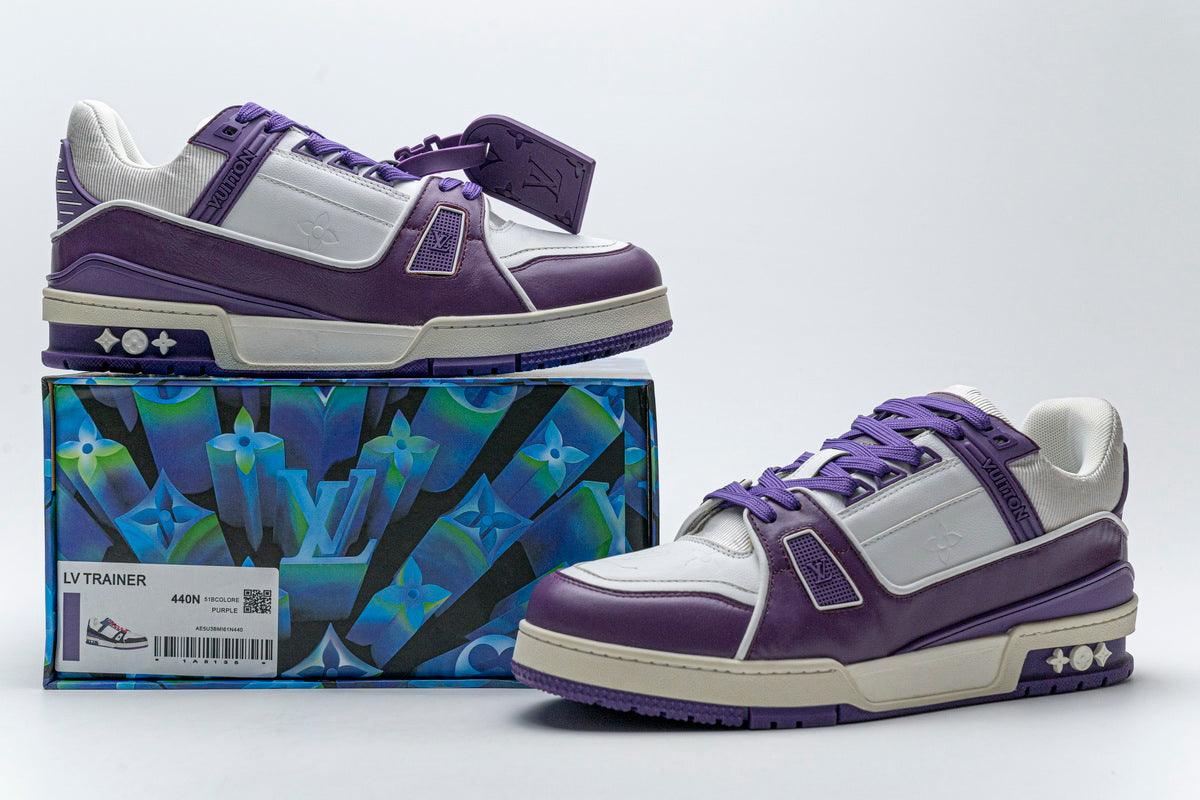 LOUIS VUITTON TRAINER " PURPLE "