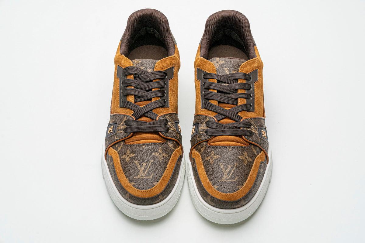 LOUIS VUITTON TRAINER " SUEDE MONOGRAM "