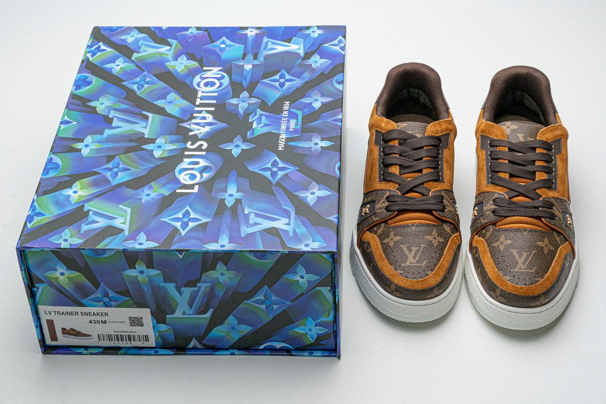 LOUIS VUITTON TRAINER " SUEDE MONOGRAM "