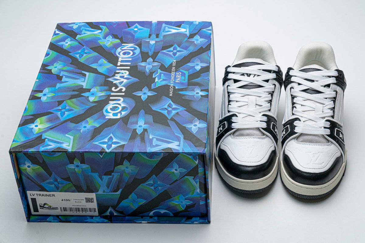 LOUIS VUITTON TRAINER " WHITE BLACK "