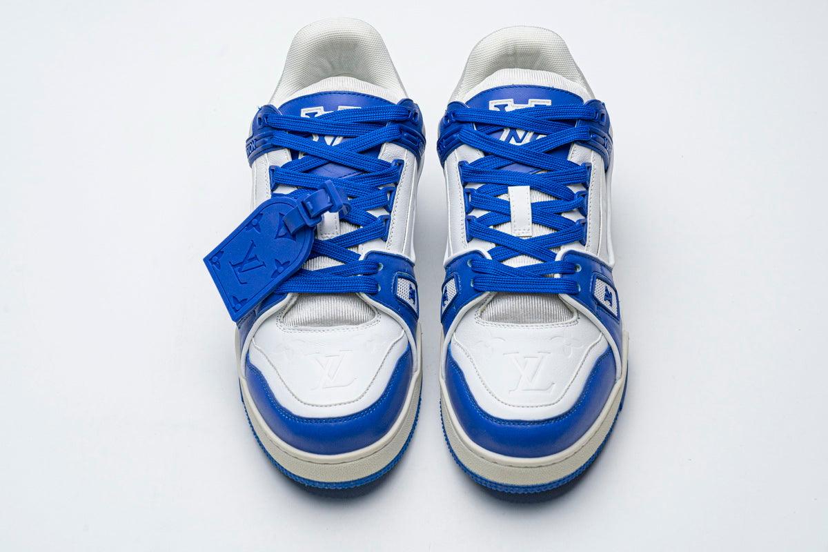 LOUIS VUITTON TRAINER " WHITE BLUE "