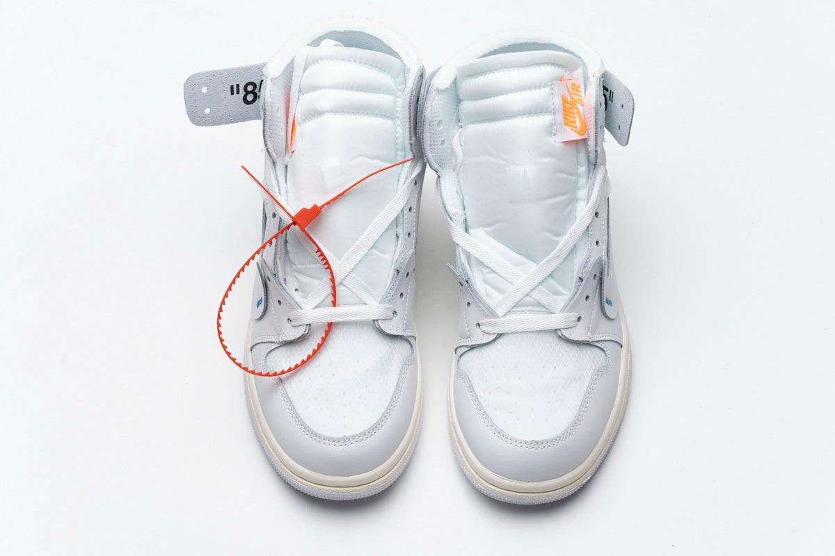 OFF WHITE - AIR JORDAN 1 " WHITE "