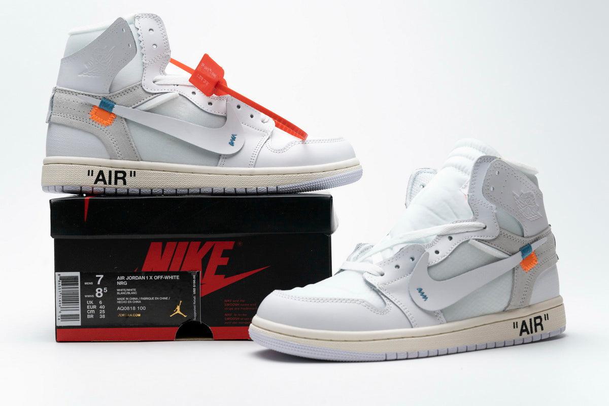 OFF WHITE - AIR JORDAN 1 " WHITE "