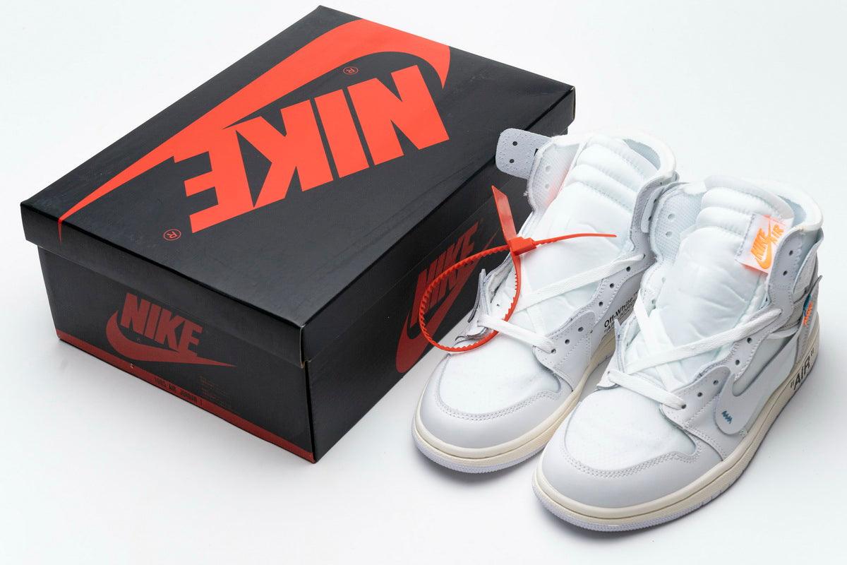OFF WHITE - AIR JORDAN 1 " WHITE "