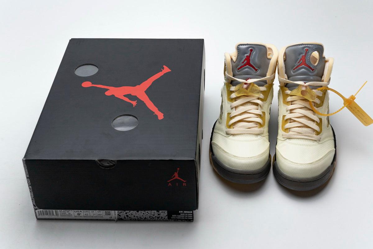 OFF WHITE AIR JORDAN 5 " SAIL "