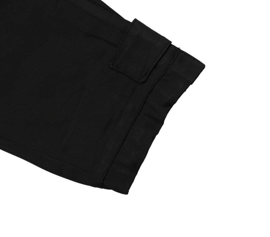 PRADA 22FW BLACK NYLON PANTS