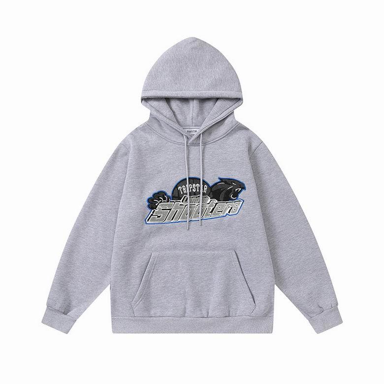 TRAPSTAR TRACKSUIT LOGO BLUE SHOOTERS *GREY/BLACK*