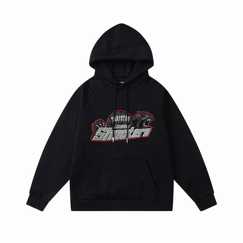 TRAPSTAR TRACKSUIT LOGO RED SHOOTERS *GREY/BLACK*