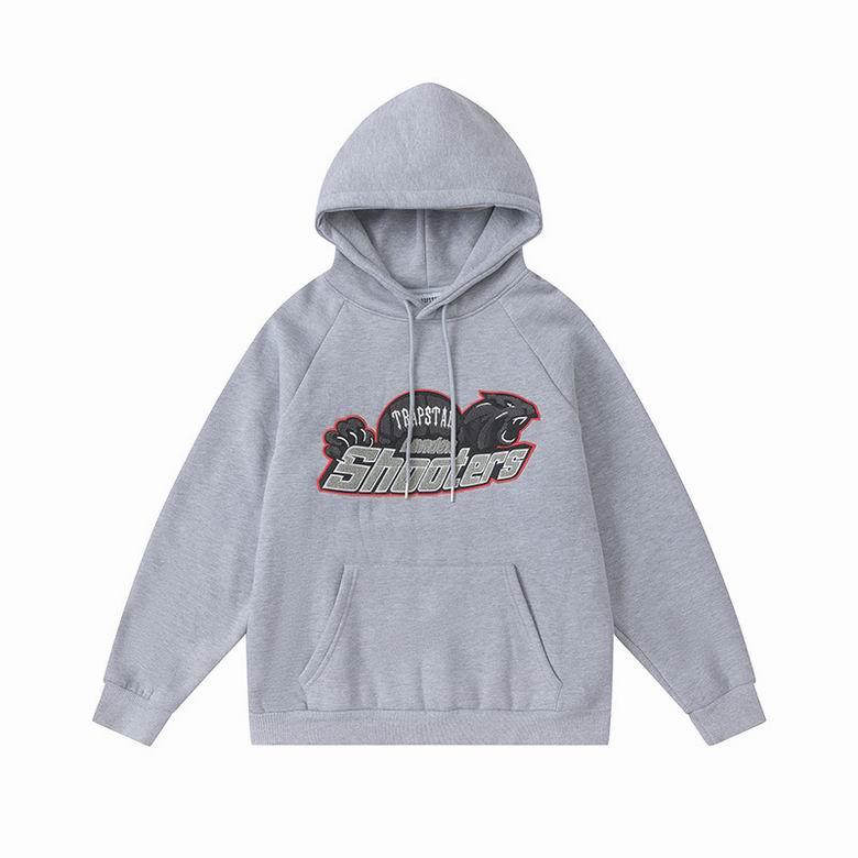 TRAPSTAR TRACKSUIT LOGO RED SHOOTERS *GREY/BLACK*