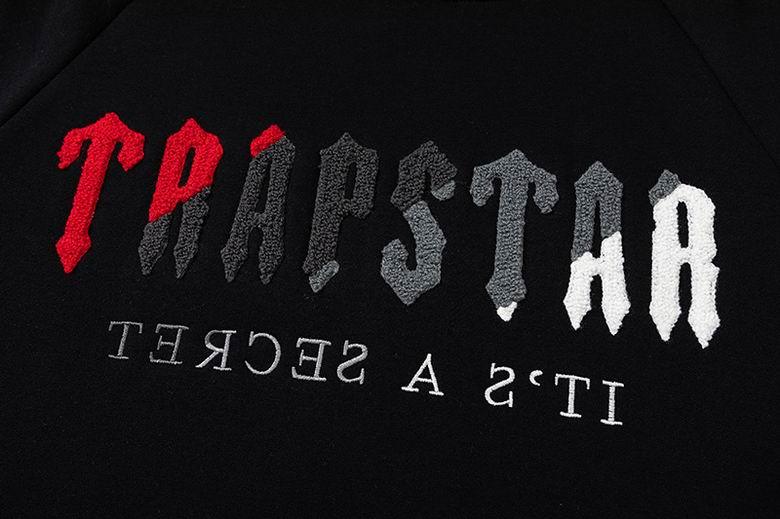 TRAPSTAR TRACKSUIT LOGO RED/GREY/WHITE *GREY/BLACK*