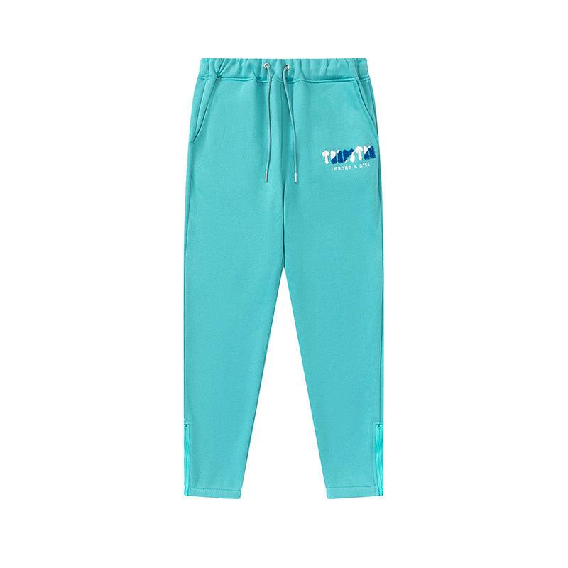TRAPSTAR TRACKSUIT LOGO WHITE/BLUE *AQUAMARINE/BLUE*
