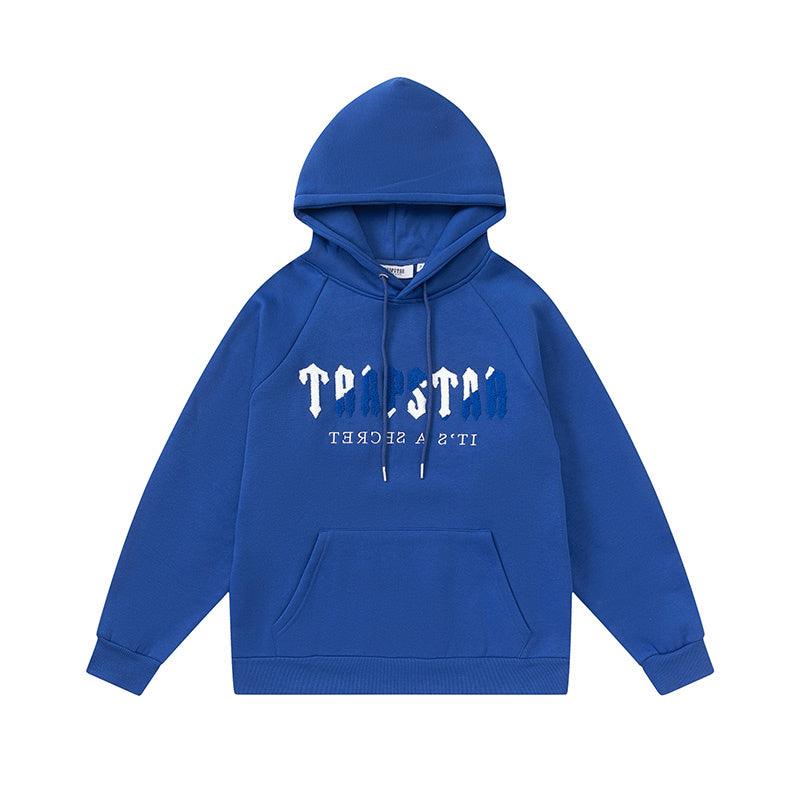TRAPSTAR TRACKSUIT LOGO WHITE/BLUE *AQUAMARINE/BLUE*