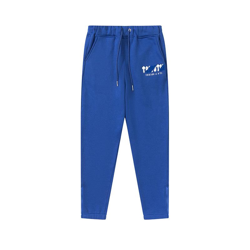 TRAPSTAR TRACKSUIT LOGO WHITE/BLUE *AQUAMARINE/BLUE*